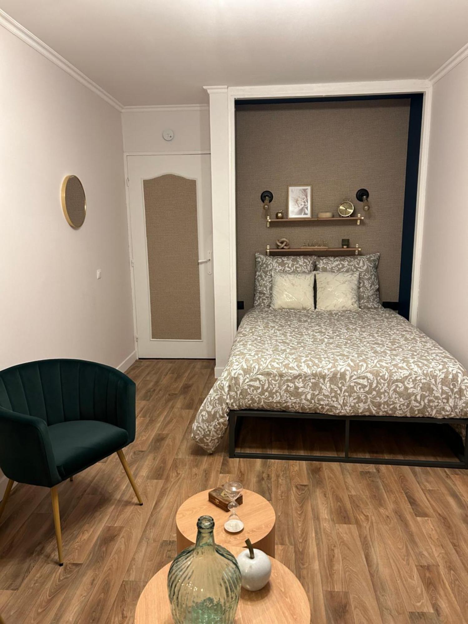 La Suite Emeraude, Studio Chic, Acces Direct Plage Кабур Екстериор снимка
